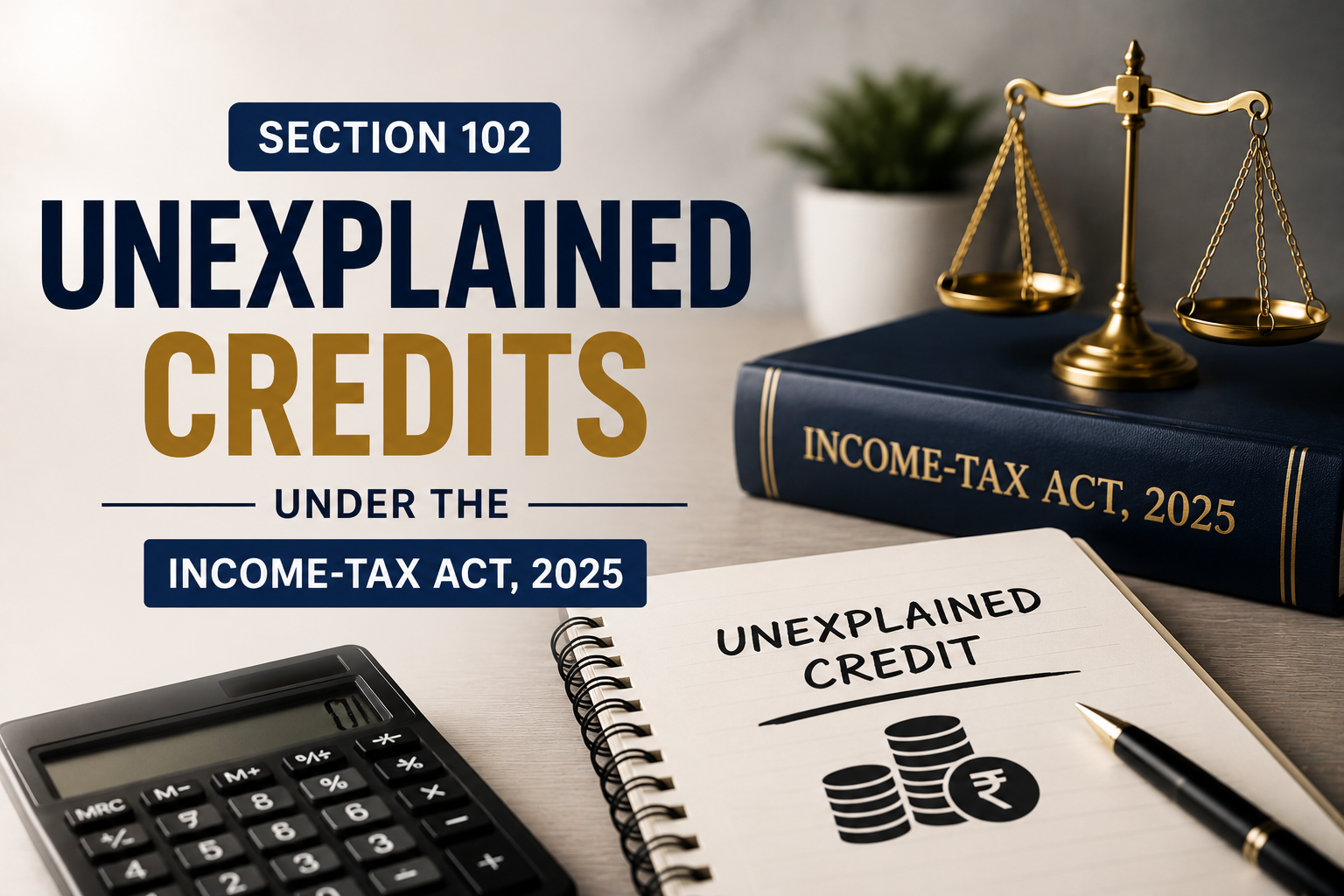 Section 102: Unexplained Credits Under The Income-tax Act, 2025